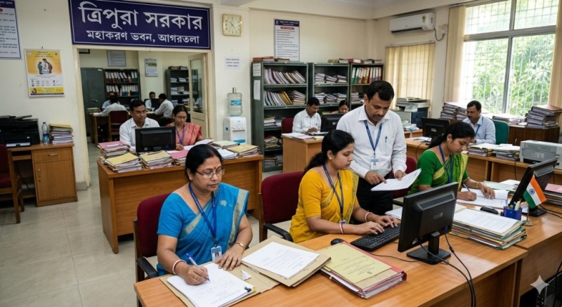 সরকারি নতুন সময়সূচির শুরুতেই মহাকরণে বায়োমেট্রিক বিপর্যয়