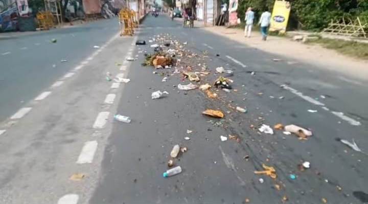 স্মার্ট সিটির রাস্তায় আবর্জনার স্তূপ, পুরনিগমের ভূমিকা ঘিরে উঠছে প্রশ্ন 