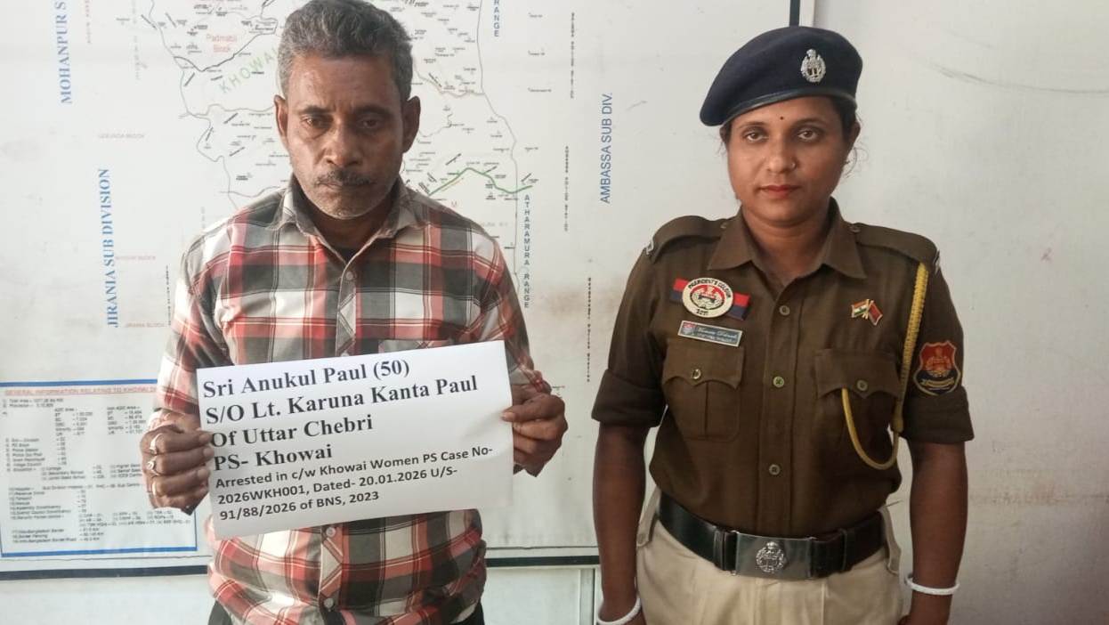 বিধবা মহিলার মৃত সন্তান প্রসব কান্ডে গ্রেফতার অনুকূল  