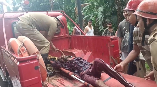 ছড়ার জলে অচৈতন্য অবস্থায় উদ্ধার বৃদ্ধ 