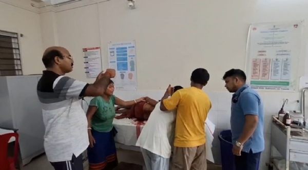 সীমান্তে কাজ করতে গিয়ে অস্ত্রের আঘাতে জখম যুবক