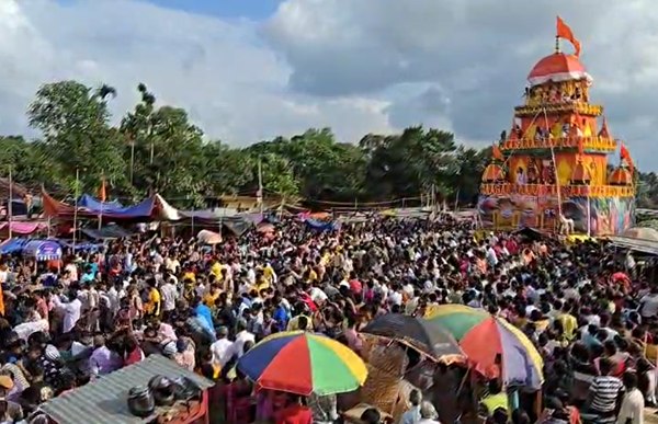 মেলাঘরের ঐতিহ্যবাহী রথযাত্রায় জনজোয়ার