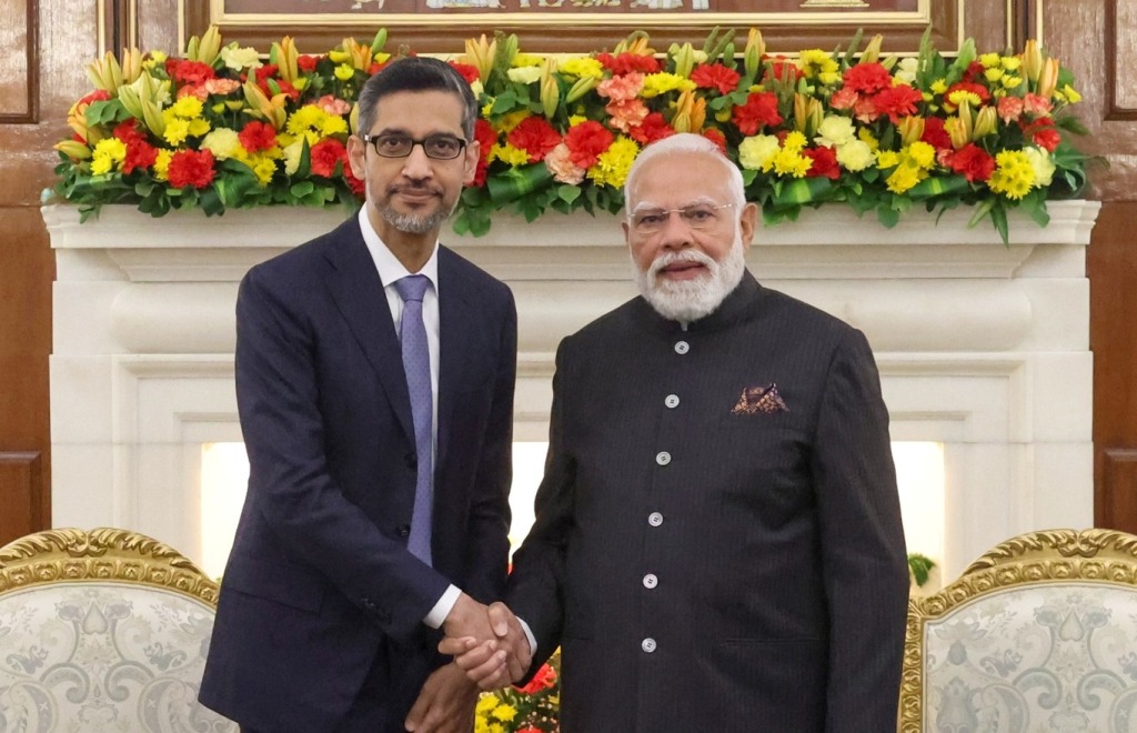 মোদী সকাশে সুন্দর পিচাই