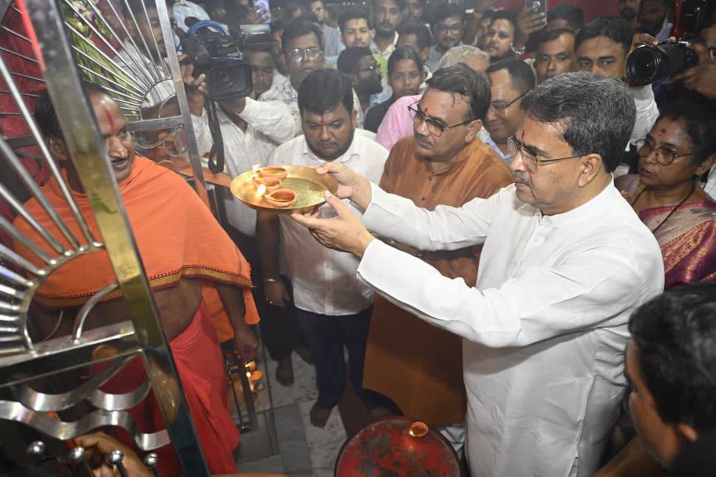 মাতা ত্রিপুরাসুন্দরী মন্দিরে ‘আশীর্বাদ কা দিয়া’ কর্মসূচিতে অংশ নেন মুখ্যমন্ত্রী 