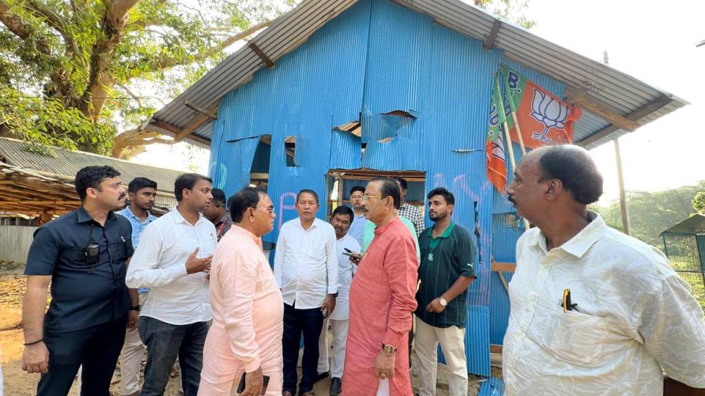 সন্ত্রাস কবলিত এলাকা পরিদর্শন প্রদেশ সভাপতির