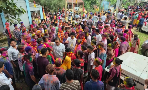 ভিলেজ কমিটির ভোটে বিশাল জয় তিপ্রা মথার 