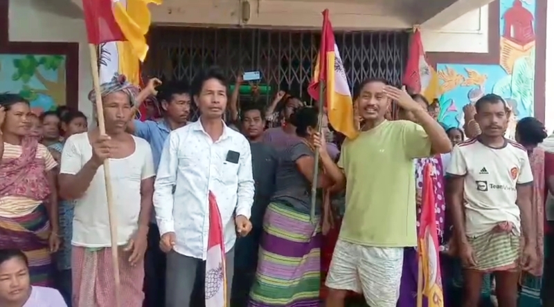 অনৈতিক ভাবে ছবিমুড়াতে দখলদারি তিপ্রা মথার!