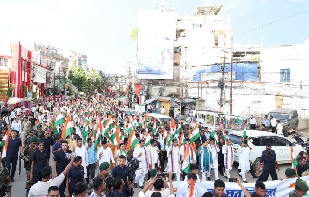 হর ঘর তিরঙ্গা র‍্যালিতে মুখ্যমন্ত্রী