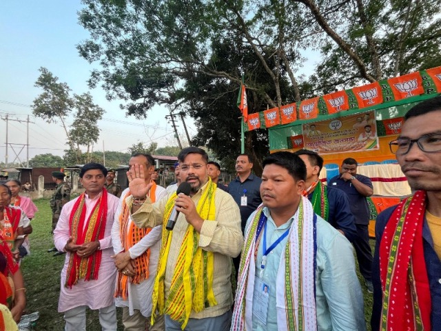 এডিসিতে বিজেপি সরকার গঠন হলেই উন্নয়নের গতি বাড়বে : সুশান্ত 