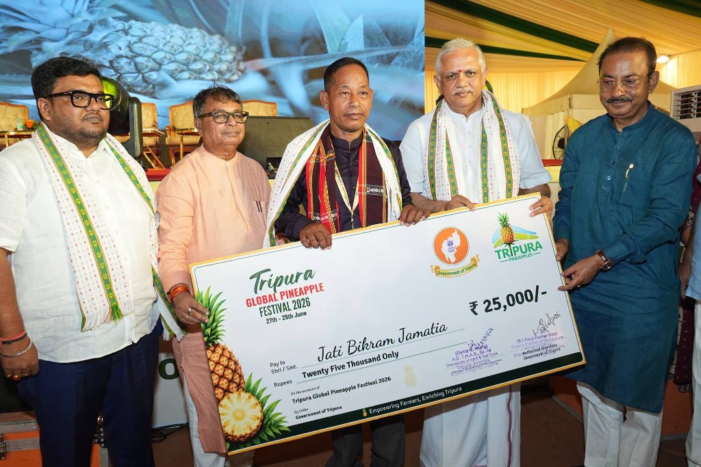 ত্রিপুরার আনারস শিল্পে নতুন সম্ভাবনার দিগন্ত